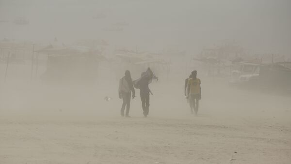 Tempête de sable en Inde (Image d'illustration) - Sputnik Afrique