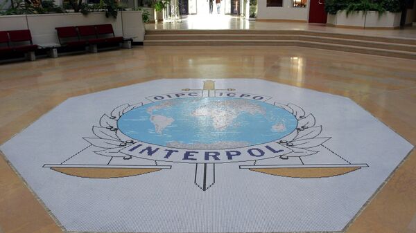 This Oct.16, 2007 file photo shows the entrance hall of Interpol's headquarters in Lyon, central France - Sputnik Afrique