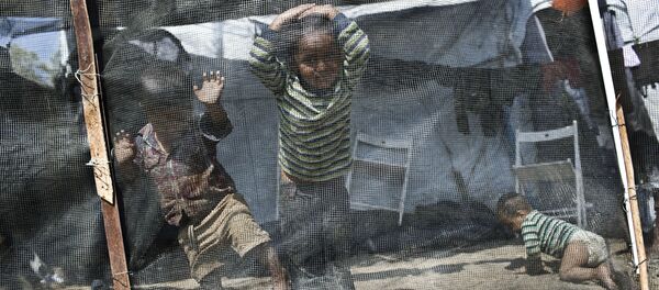 Camp de migrants Moria, Lesbos, Grèce - Sputnik Afrique