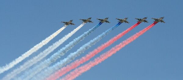 Des Su-25 BM pendant la répétition du défilé de la Victoire - Sputnik Afrique