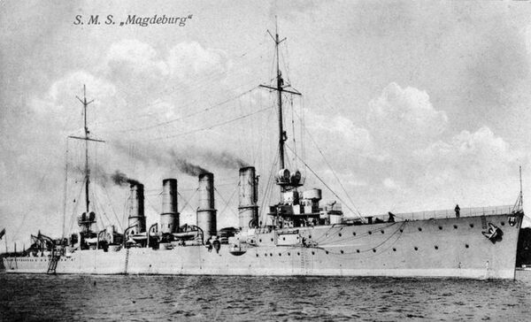 Le croiseur léger allemand SMS Magdeburg Le croiseur léger allemand SMS Magdeburg - Sputnik Afrique
