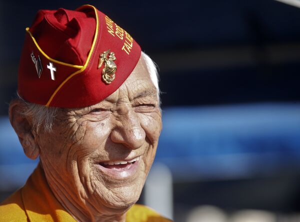 Le vétéran Navajo Roy Hawthorne Le vétéran Navajo Roy Hawthorne - Sputnik Afrique