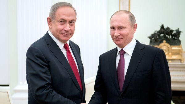 Rencontre Poutine-Netanyahu à Moscou (archive photo) - Sputnik Afrique
