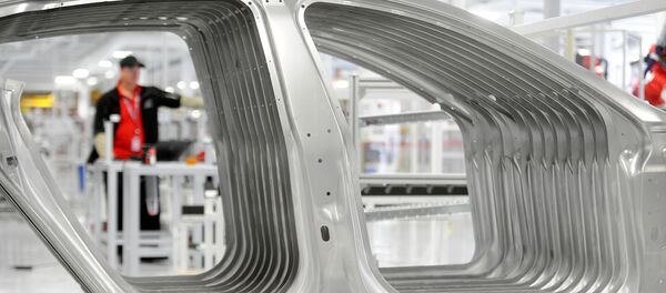 Tesla Model S im Werk Fremont (Archivfoto) - Sputnik Afrique