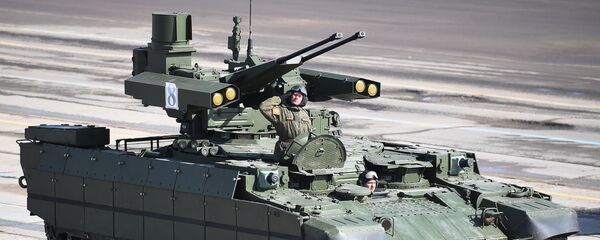 Véhicule blindé de soutien des chars Terminator - Sputnik Afrique