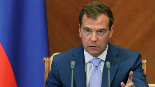 Le Premier ministre russe Dmitri Medvedev - Sputnik Afrique