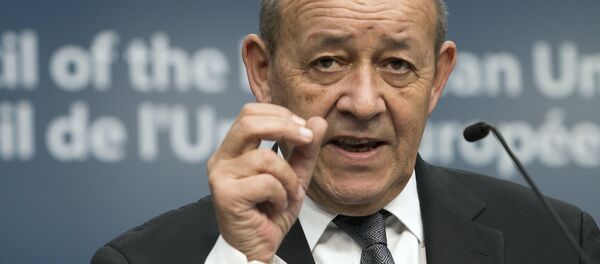 Der französische Außenminister Jean-Yves Le Drian - Sputnik Afrique