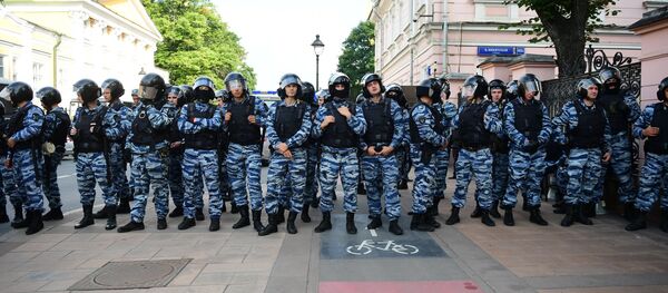 Les policiers russes Les policiers russes - Sputnik Afrique