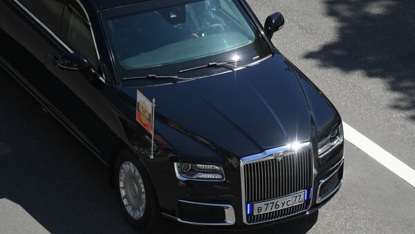 La limousine Aurus du Président russe - Sputnik Afrique