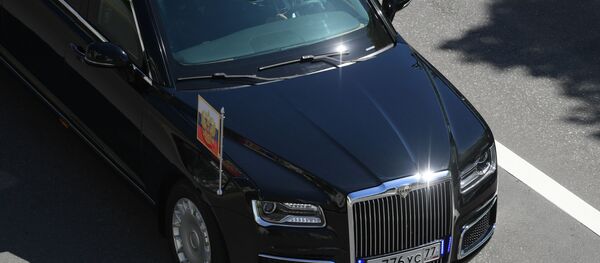 La limousine Aurus du Président russe - Sputnik Afrique