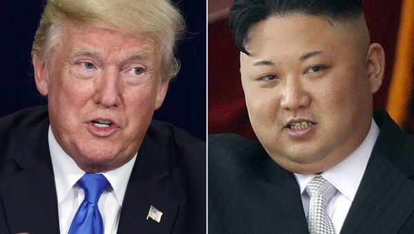 Donald Trump et Kim Jong Un - Sputnik Afrique