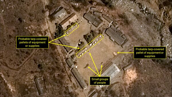 Le polygone d'essais nucléaires nord-coréen de Punggye-ri - Sputnik Afrique