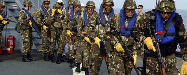 Des éléments des forces spéciales de la marine algérienne - Sputnik Afrique