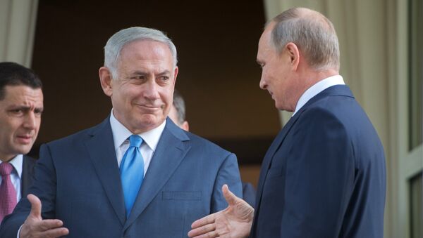 Vladimir Poutine et Benyamin Netanyahou - Sputnik Afrique