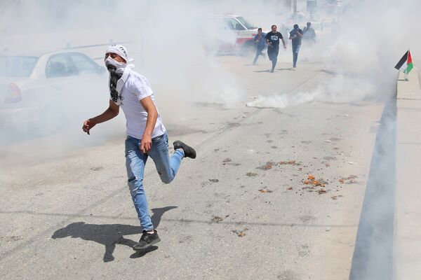 Manifestations à Gaza: affrontements entre Palestiniens et troupes israéliennes - Sputnik Afrique