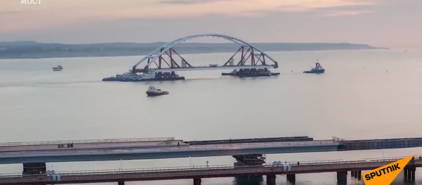 Pont de Crimée: 27 mois de travaux en 2 minutes - Sputnik Afrique