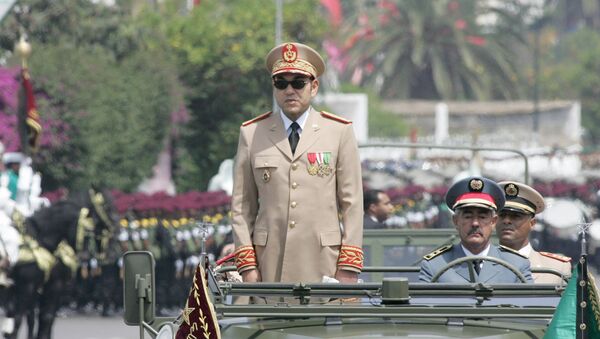 Le roi du Maroc Mohammed VI, Chef Suprême et Chef d'état-major général des Forces armées royales - Sputnik Afrique