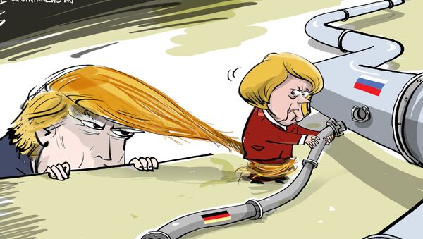Donald Trump met la pression sur Merkel - Sputnik Afrique