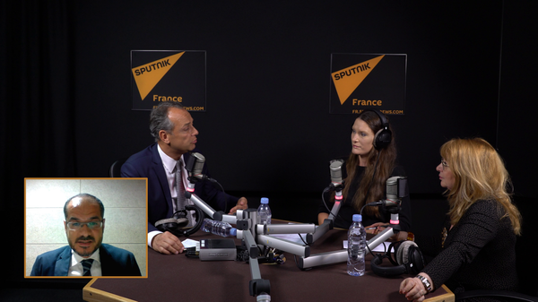 Un débat entre Martine Gozlan, David Elkaïm et Philippe Karsenty Un débat entre Martine Gozlan, David Elkaïm et Philippe Karsenty - Sputnik Afrique