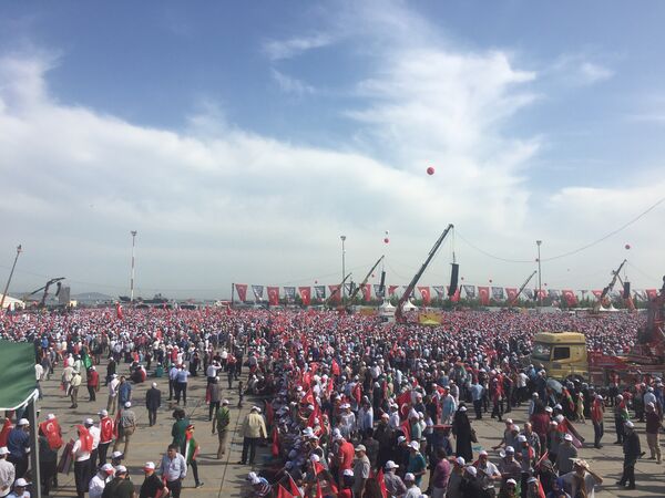 Une manifestation à Istanbul pour soutenir les Palestiniens Une manifestation à Istanbul pour soutenir les Palestiniens - Sputnik Afrique