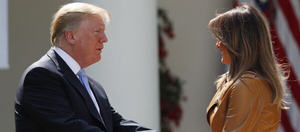 Melania et Donald Trump - Sputnik Afrique
