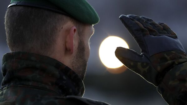 Bundeswehr-Soldat bei einem Nato-Programm in Oberviechtach - Sputnik Afrique