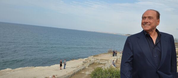 Silvio Berlusconi en Crimée - Sputnik Afrique