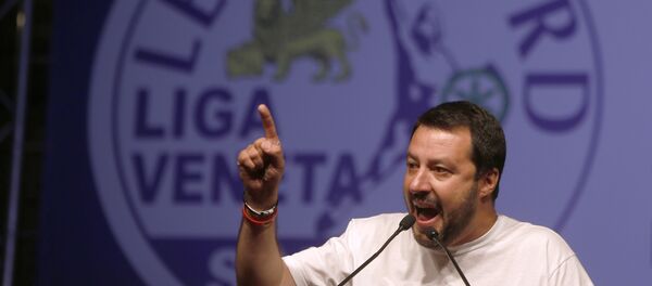 Il leader della Lega Nord Matteo Salvini - Sputnik Afrique