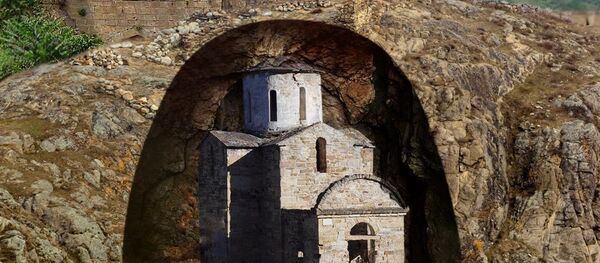 «Так художник представил себе подземное сооружение в крепости Нарын-Кала» - Sputnik Afrique