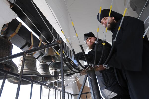 Le carillon du monastère Saint-Daniel de Moscou rendu par l'Université Harvard à l'Eglise russe - Sputnik Afrique