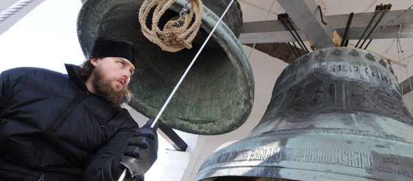 Le carillon du monastère Saint-Daniel de Moscou sonne pour la première fois après son retour d'Harvard - Sputnik Afrique