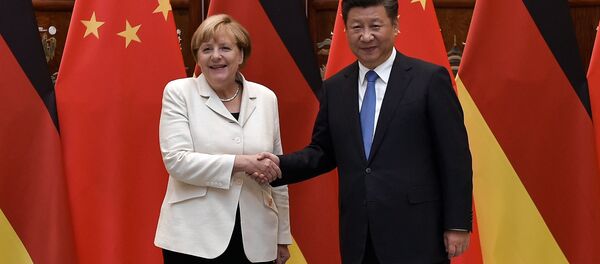 Angela Merkel et Xi Jinping - Sputnik Afrique