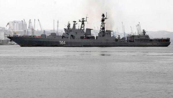 Le destroyer russe Admiral Tributs - Sputnik Afrique