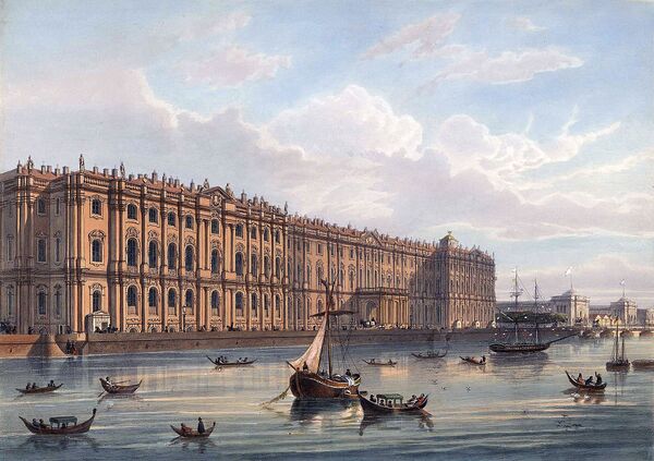 Le palais d'Hiver au XIXe siècle Le palais d'Hiver au XIXe siècle - Sputnik Afrique