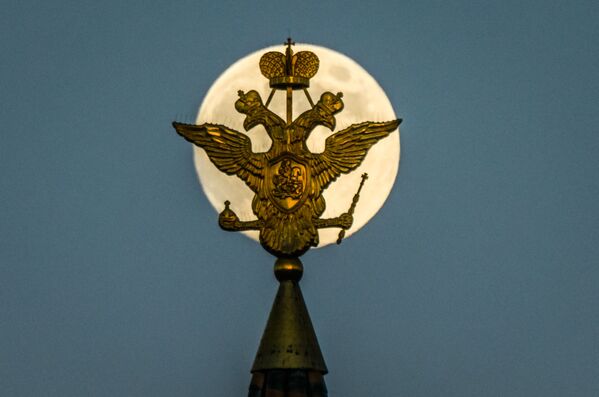 La pleine lune à Moscou et dans sa région - Sputnik Afrique