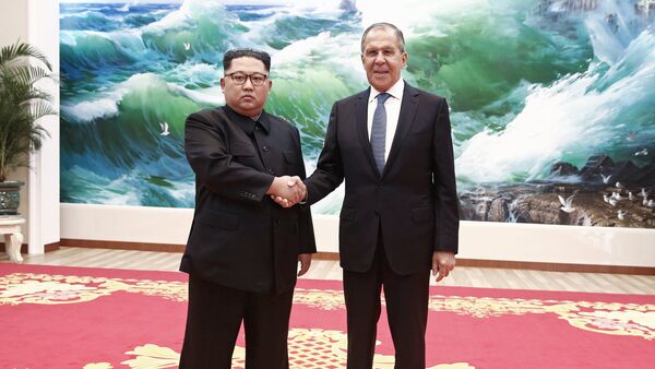 Visite du ministre russe des Affaires étrangères Sergueï Lavrov en Corée du Nord - Sputnik Afrique