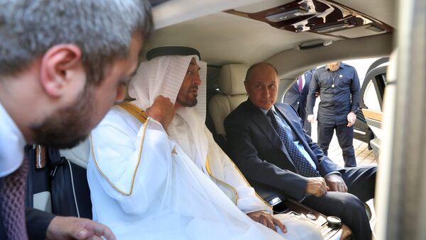 Президент РФ В. Путин встретился с наследным принцем Абу-Даби М. Аль Нахайяном - Sputnik Afrique