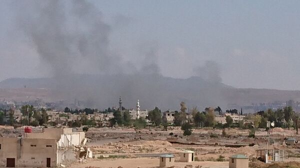 Des explosions annonciatrices de la paix résonnent dans Damas - Sputnik Afrique