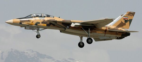An IRIAF F-14 Tomcat landing at Mehrabad, Iran. An IRIAF F-14 Tomcat landing at Mehrabad, Iran. - Sputnik Afrique