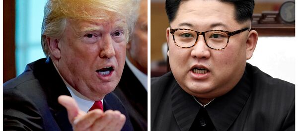 Donald Trump et Kim Jong-un - Sputnik Afrique