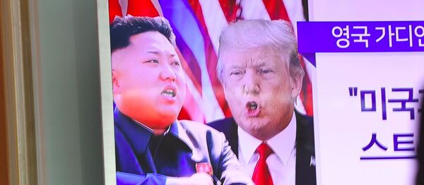 Donald Trump et Kim Jong-un - Sputnik Afrique