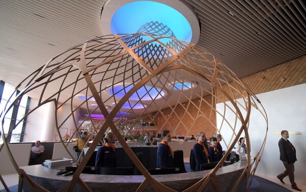 Un nouveau terminal à l’aéroport international Cheremetievo de Moscou - Sputnik Afrique