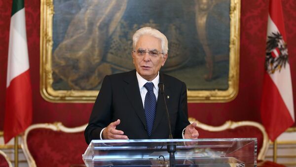 Sergio Mattarella, presidente italiano - Sputnik Afrique