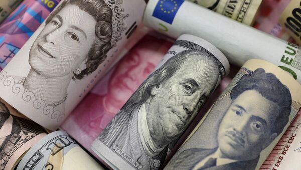 Euros, dollars de Hong Kong, dollars américains, yens japonais, livres sterling et yuans chinois - Sputnik Afrique