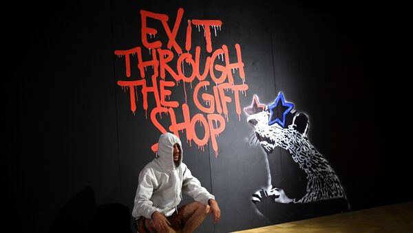 Génie ou vandale: exposition de Banksy à Moscou - Sputnik Afrique