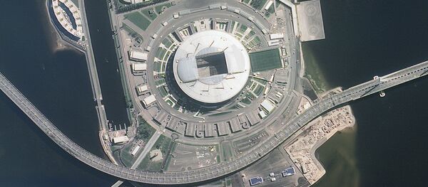 Les stades de la Coupe du Monde de la FIFA 2018 vus de l’espace Les stades de la Coupe du Monde de la FIFA 2018 vus de l’espace - Sputnik Afrique