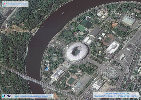 Les stades de la Coupe du Monde de la FIFA 2018 vus de l’espace - Sputnik Afrique