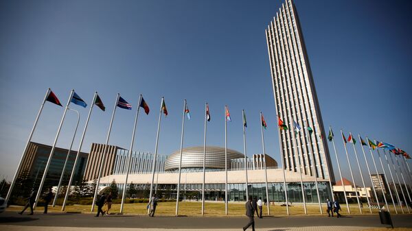 A general view shows the headquarters of the African Union (AU) building in Ethiopia's capital Addis Ababa, January 29, 2017 - Sputnik Afrique