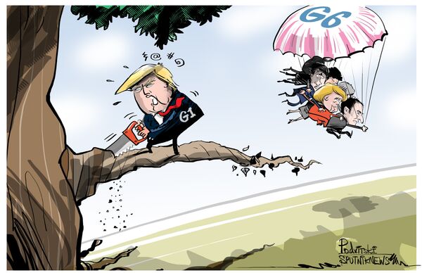 G7: la signature de la déclaration commune à six G7: la signature de la déclaration commune à six - Sputnik Afrique