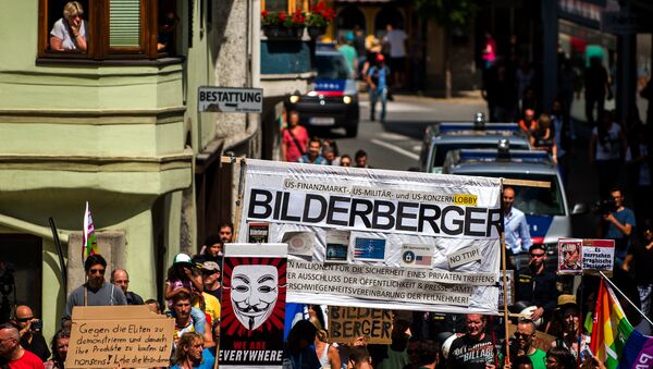 Le proteste contro la coferenza Bilderberg in Austria (foto d'archivio) - Sputnik Afrique